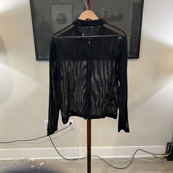 Stussy (Japan) - Sheer Mesh Zip Up (#1140287) - Black - Picture 2 of 6